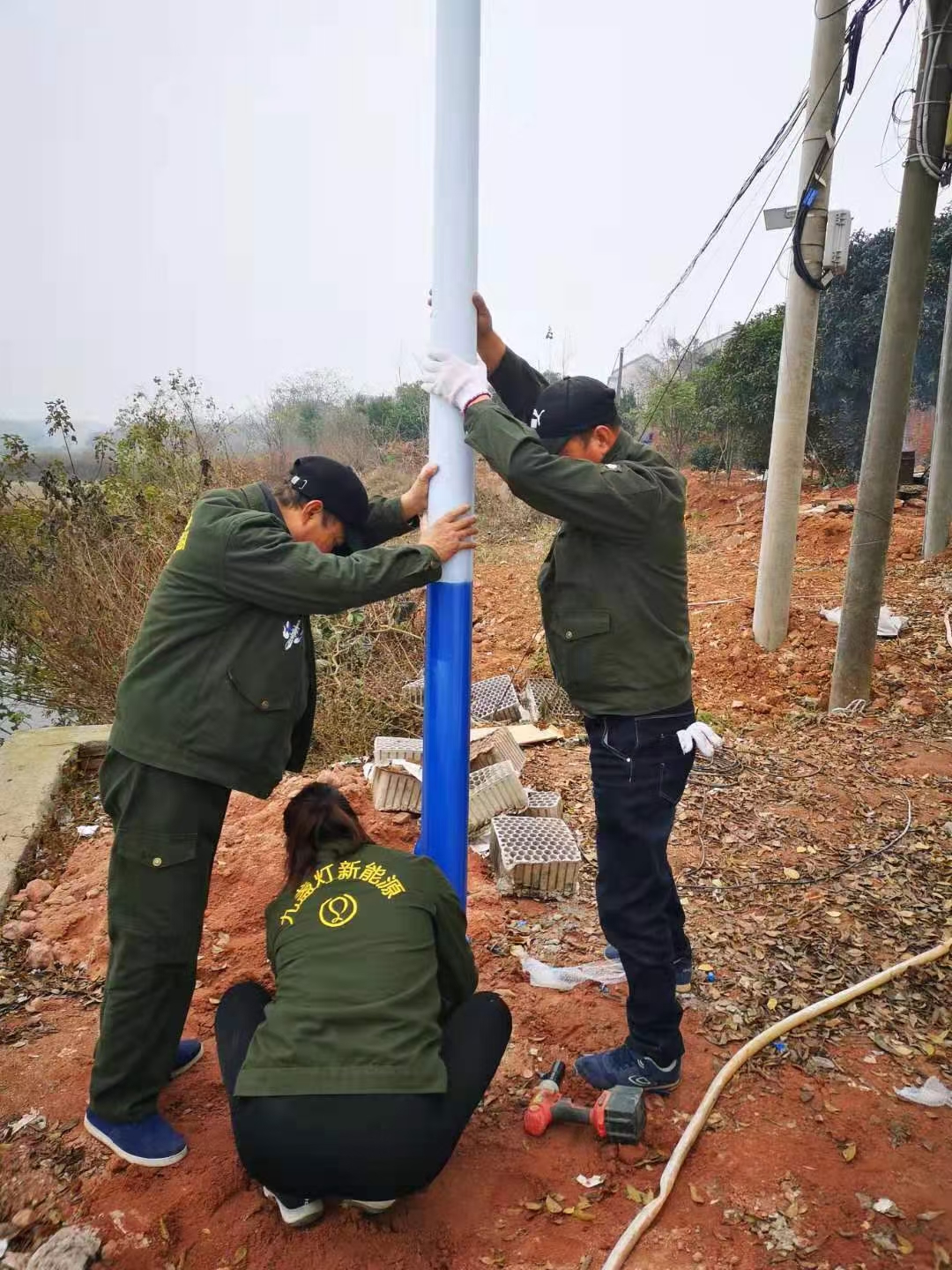 衡阳市白沙洲工业园（原珠晖园区）太阳能路灯亮化项目